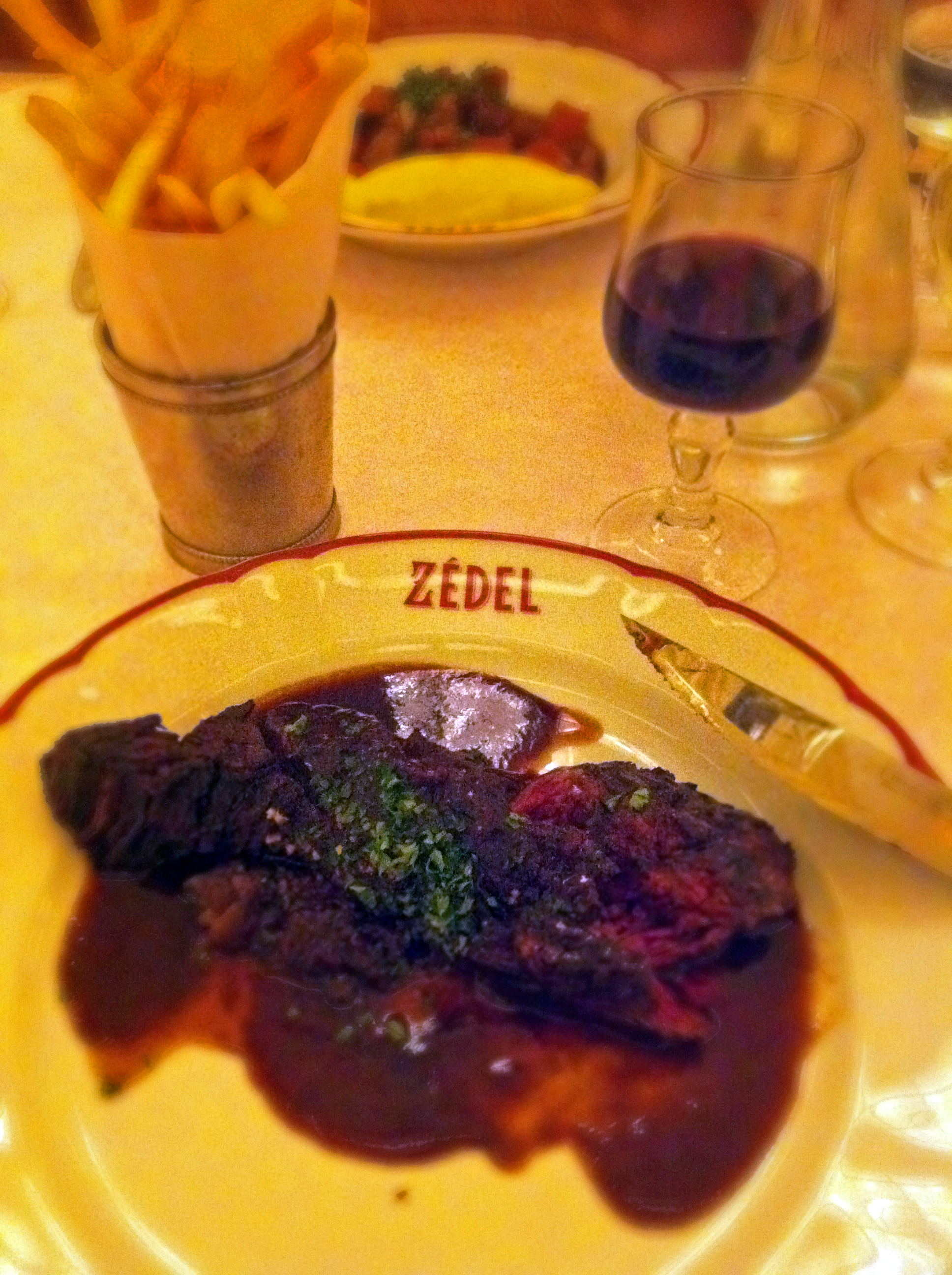 Hanger steak Brasserie Zedel We Love Food, It's All We Eat