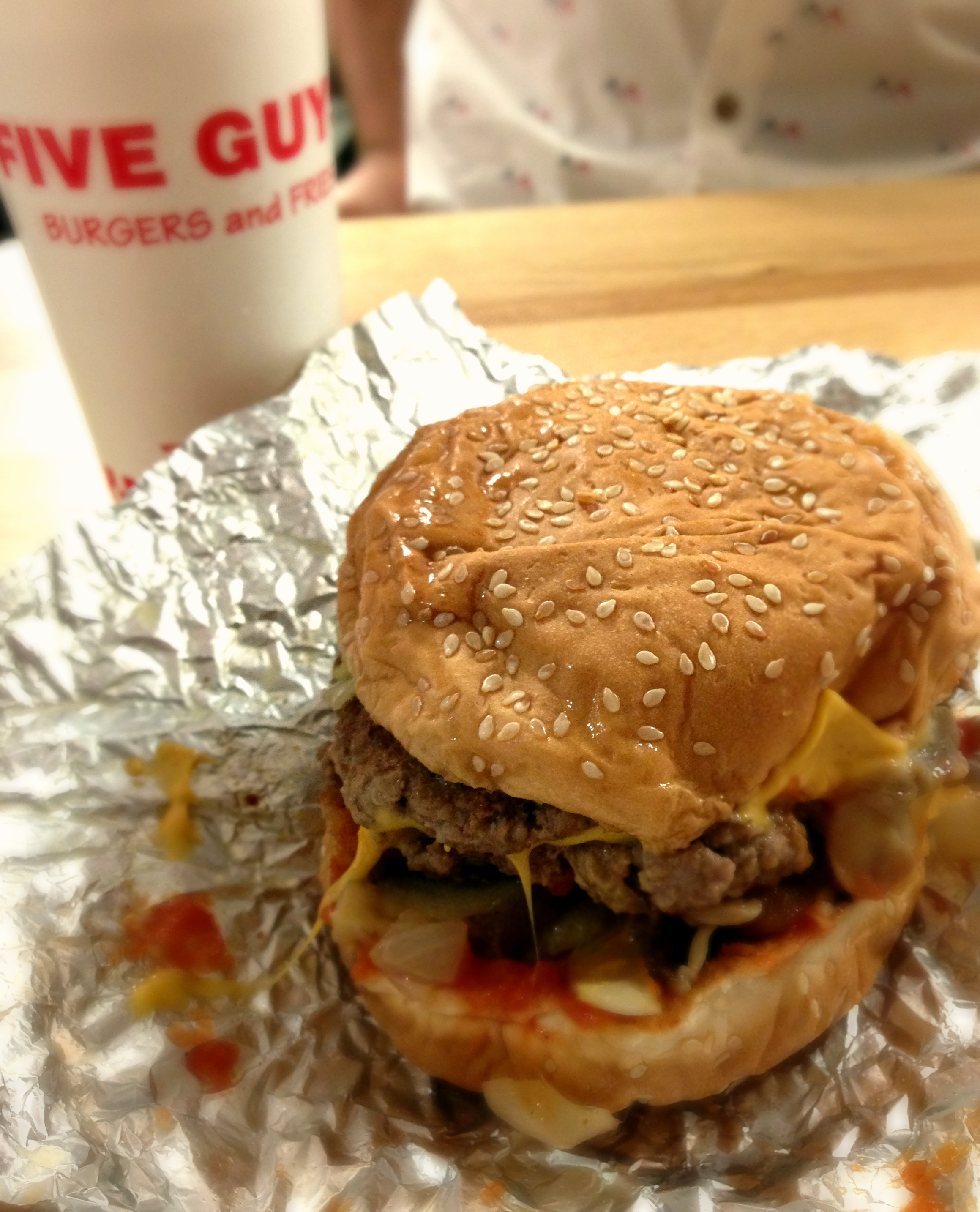 Five Guys London, We Love Food, It's All We Eat