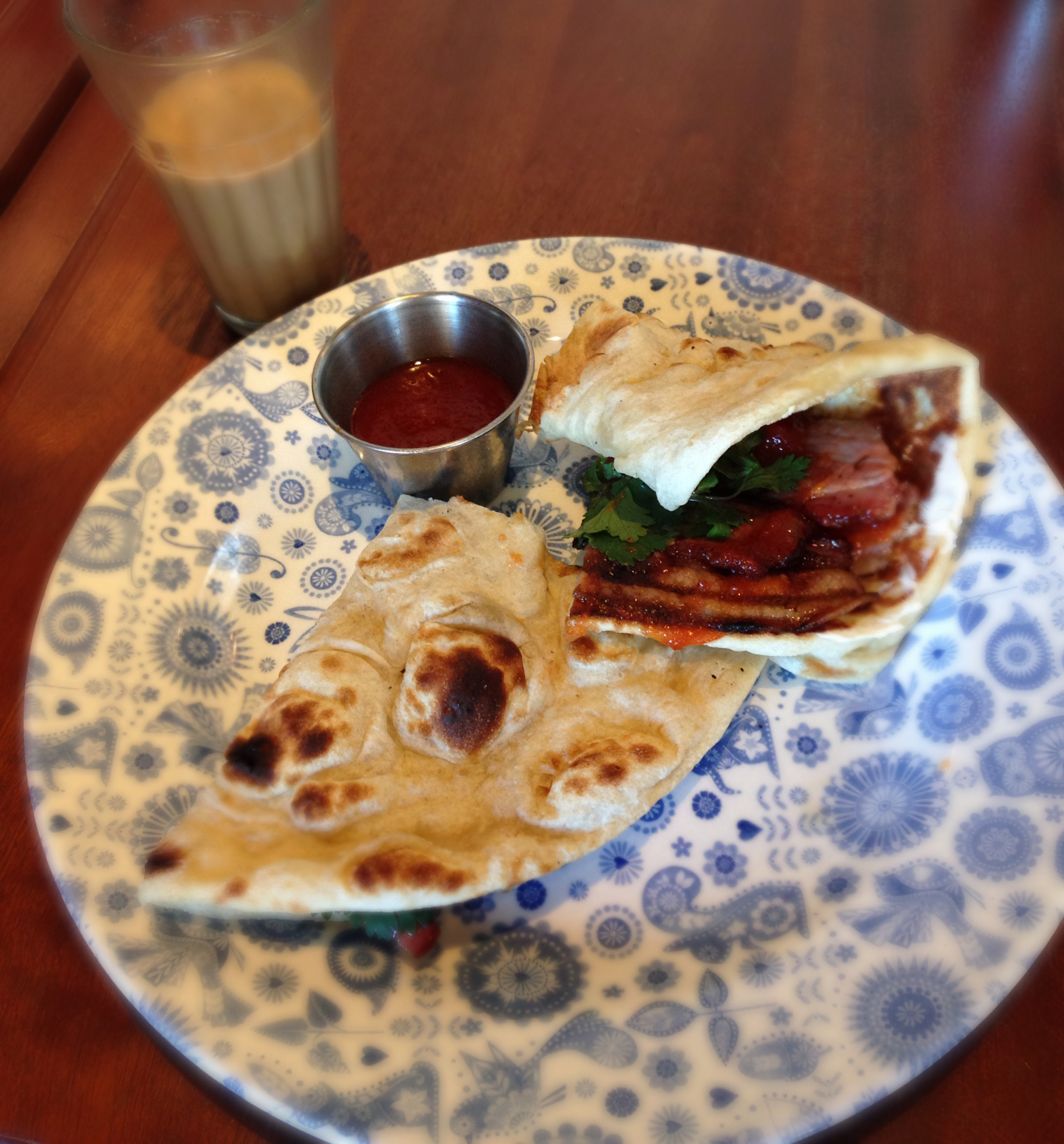 Dishoom Ginger Pig Bacon naan, We Love Food, It's All We Eat