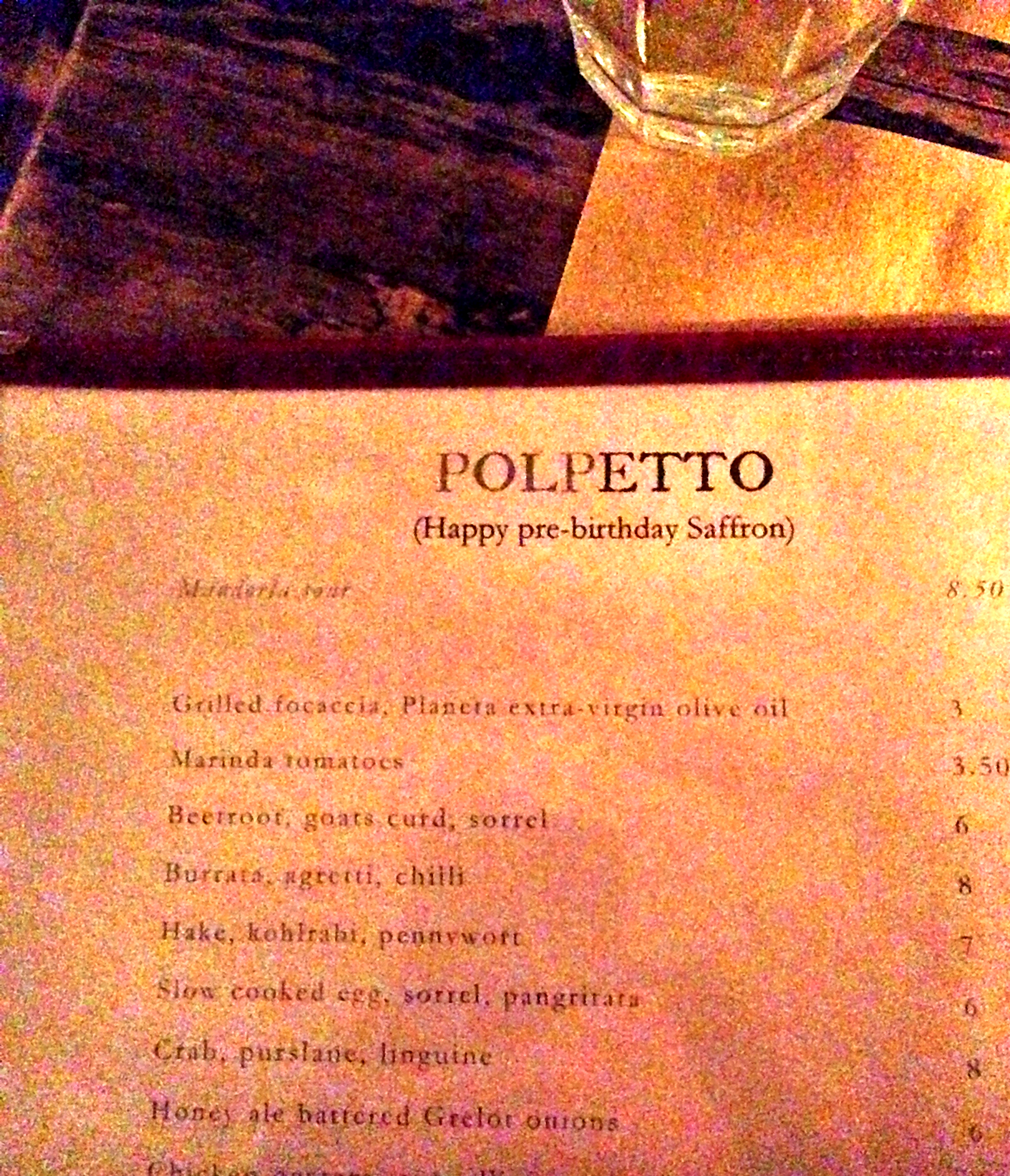 POLPETTO | BERWICK STREET | POLPO | MENU | WE LOVE FOOD, IT'S ALL WE EAT