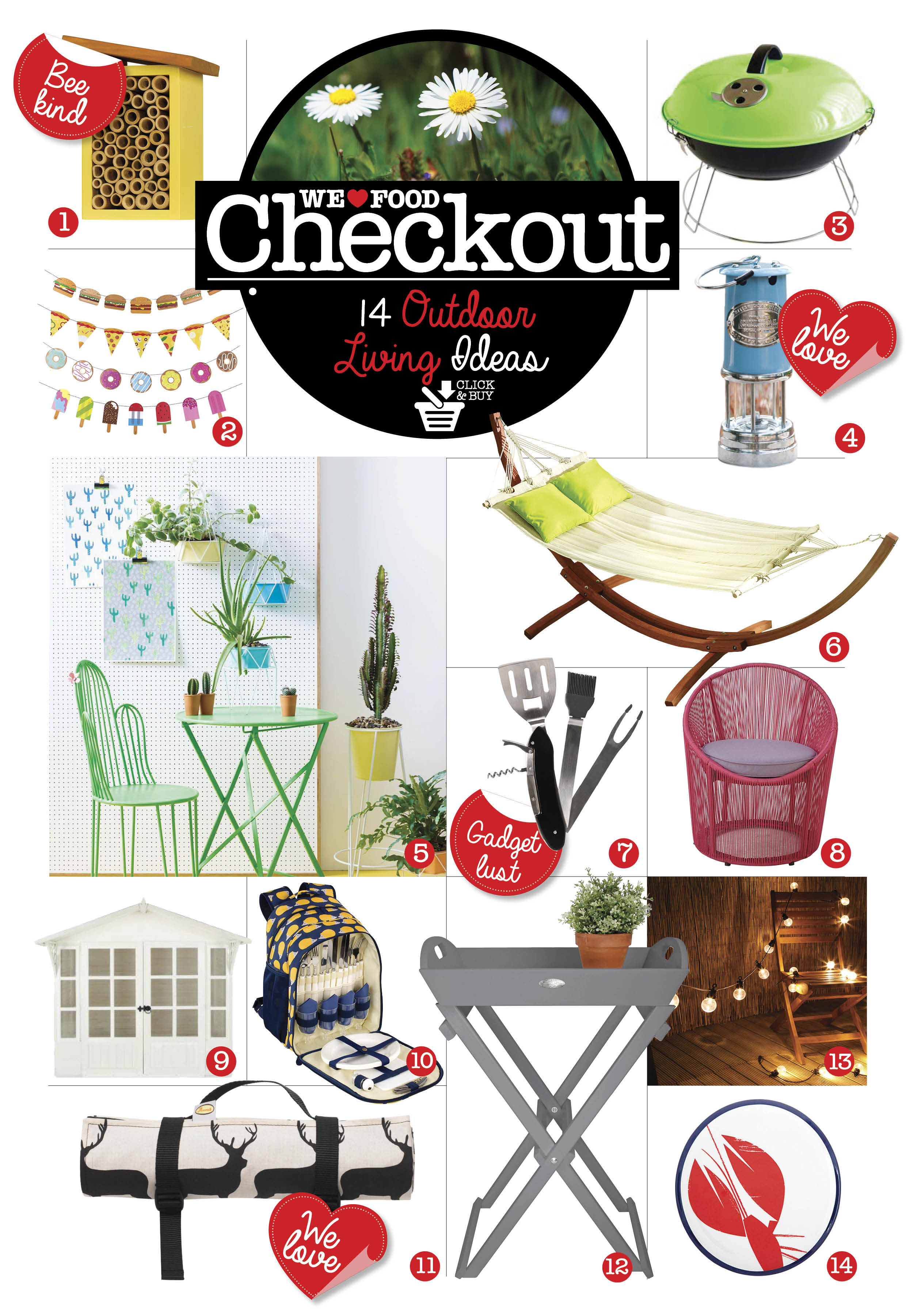 OUTDOOR LIVING CHECKOUT | WE LOVE FOOD, IT'S ALL WE EAT | OUTDOOR SHOPPING