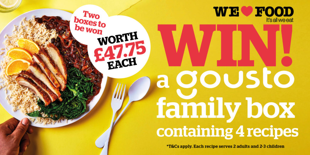 WIN A GOUSTO | WE LOVE FOOD, IT'S ALL WE EAT