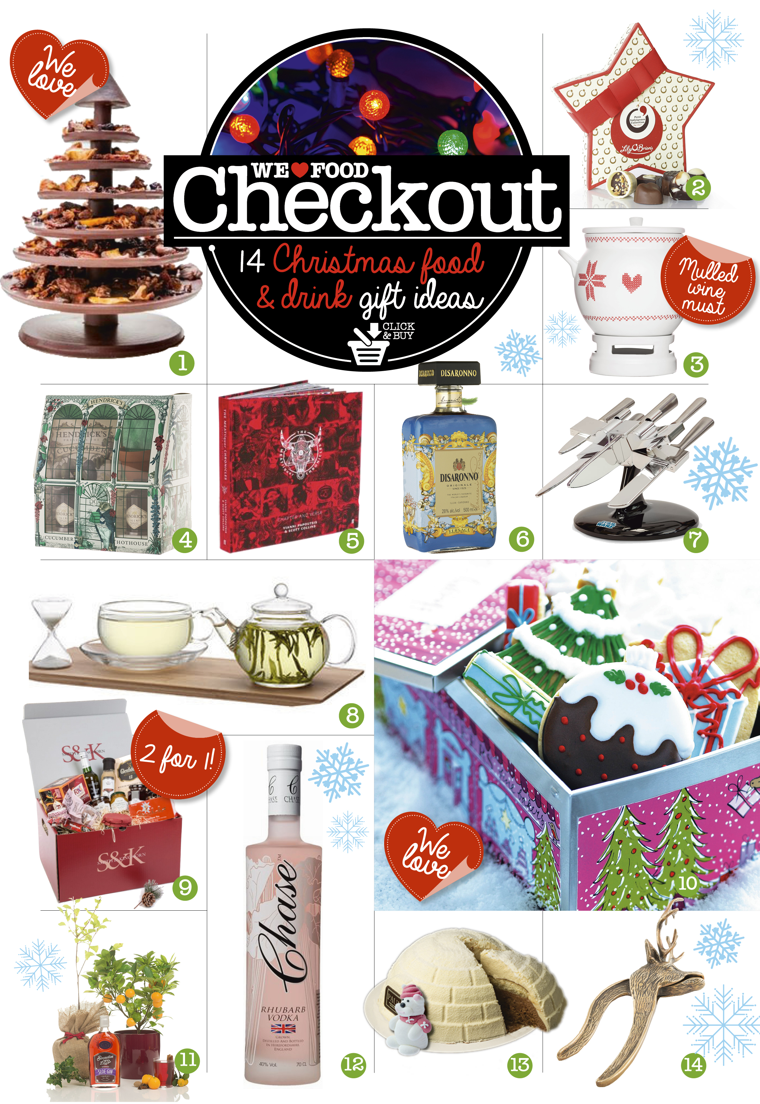 CHRISTMAS | 14 Christmas food &amp; drink gift ideas | CHECKOUT | WE LOVE FOOD IT'S ALL WE EAT