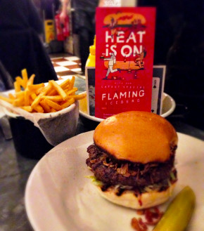 BYRON HAMBURGERS | FLAMING ICEBERG | WE LOVE FOOD, IT'S ALL WE EAT