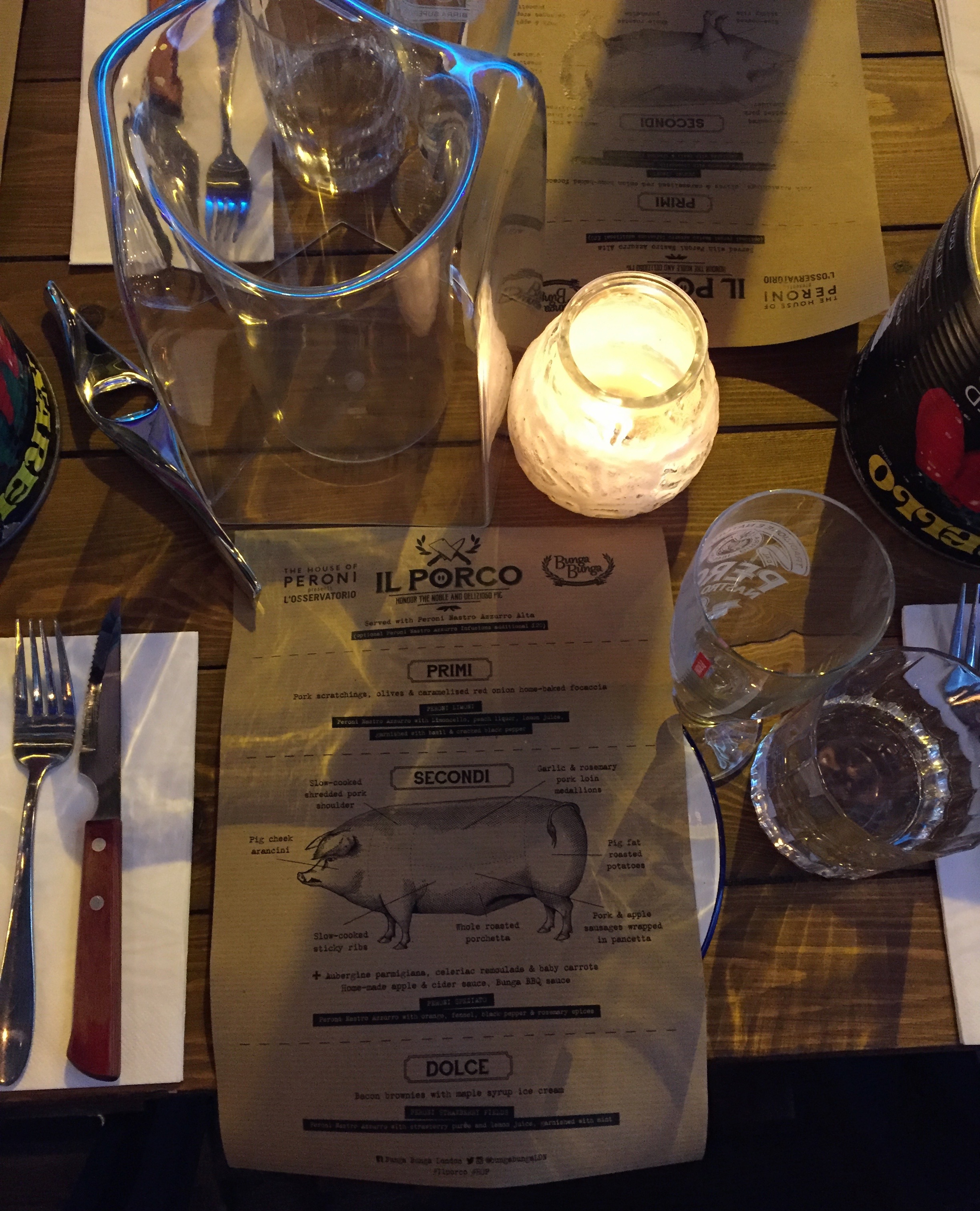 IL PORCO | HOUSE OF PERONI | BUNGA BUNGA | HOG ROAST | WE LOVE FOOD, IT'S ALL WE EAT