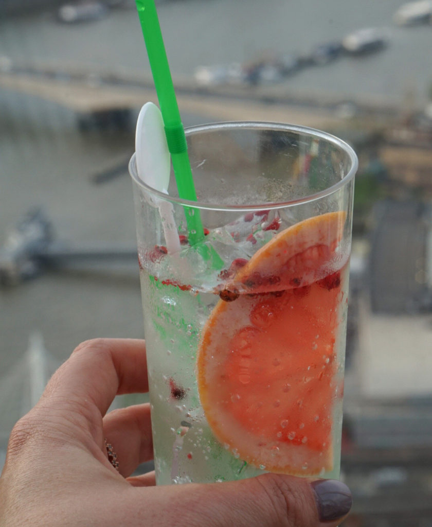 GORDON'S GIN AND SCHWEPPES EXPERIENCE | THE LONDON EYE | WE LOVE FOOD, IT'S ALL WE EAT