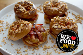 WE LOVE FOOD JUNIOR | NEW YORK BAKERY CO | MAPLE MINI BAGELS.JPG